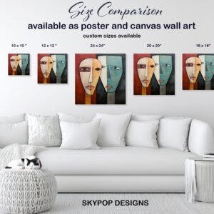 Abstract Faces of Expression Art