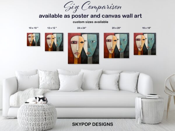 Abstract Faces of Expression Art