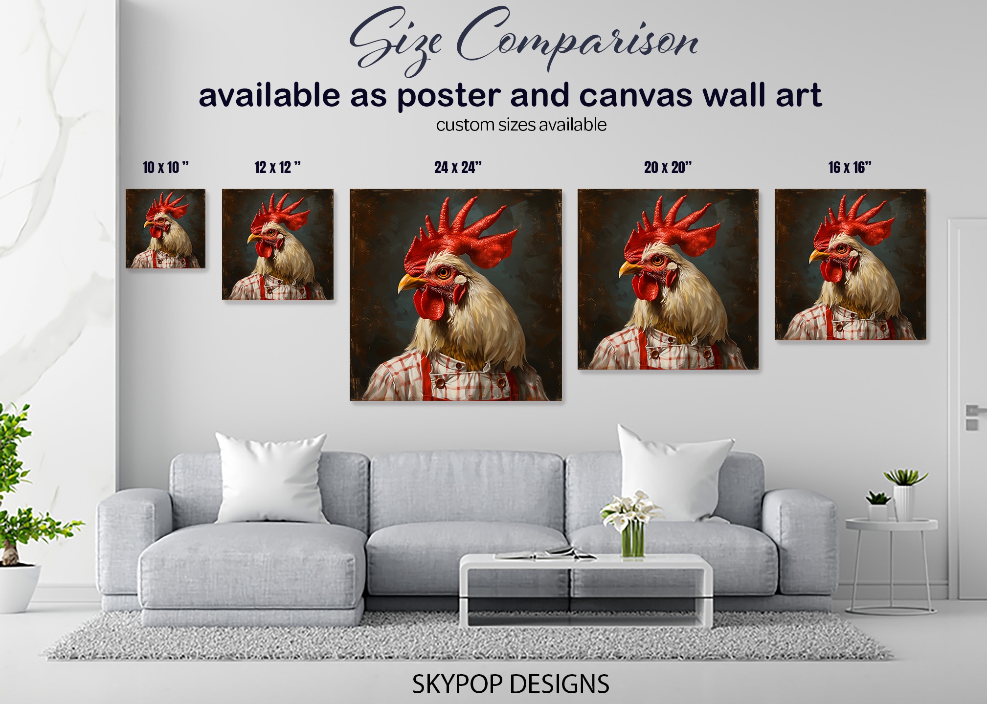 7.jpg Rooster Art