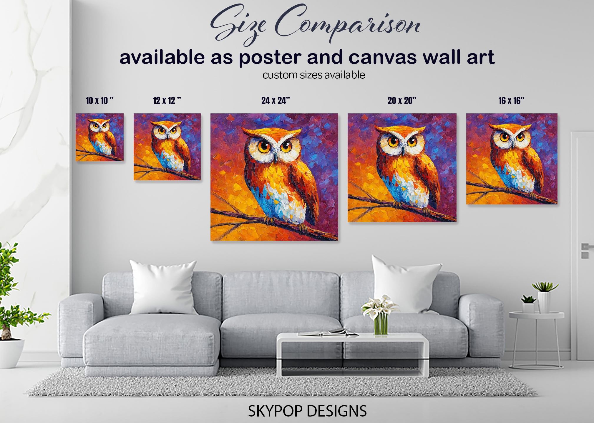 7.jpg Colorful Owl Art