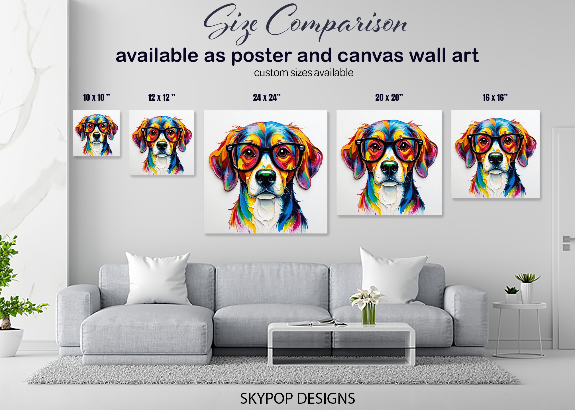 7.jpg Colorful Dog Art