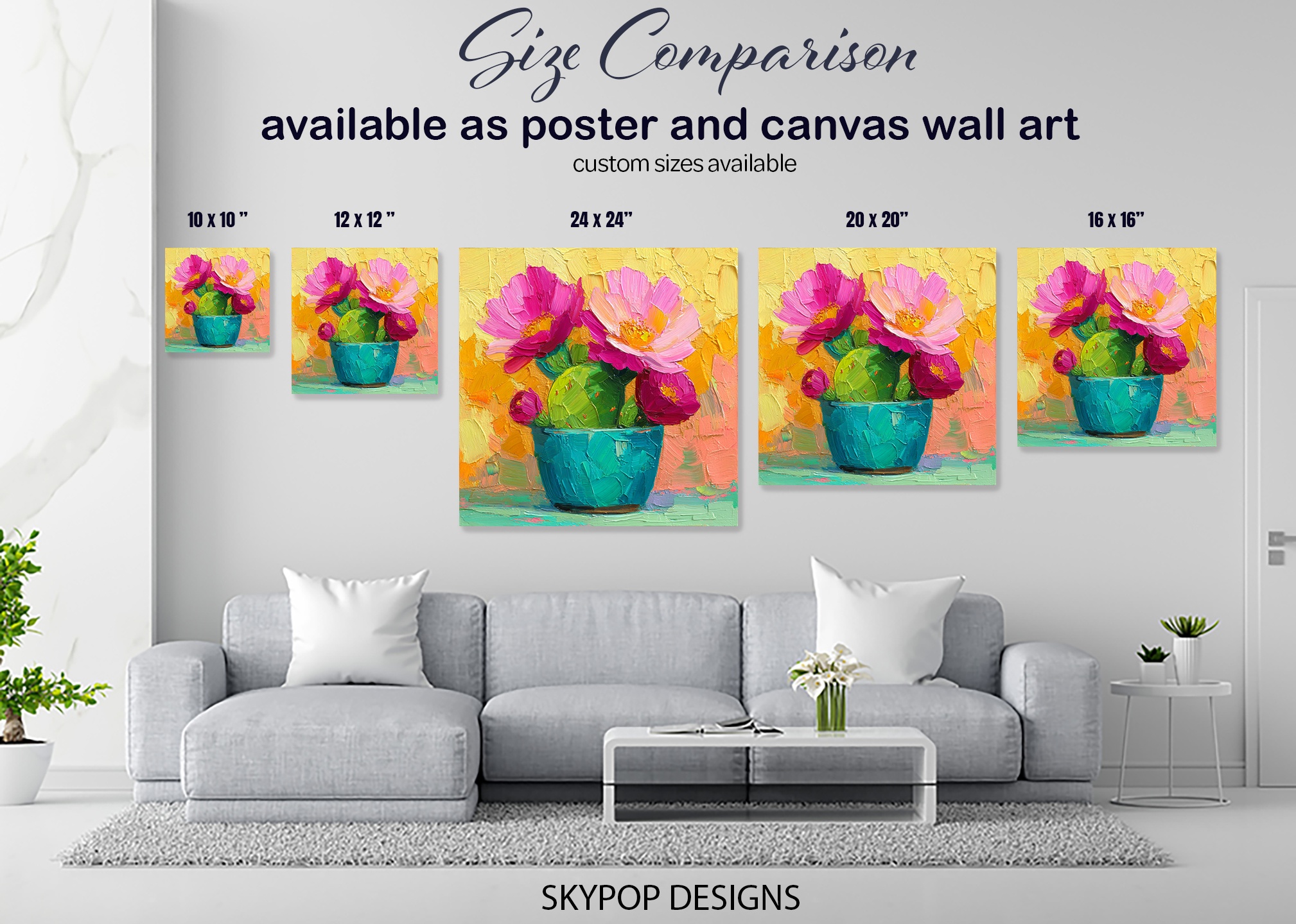 7.jpg Vibrant Floral Vase Art