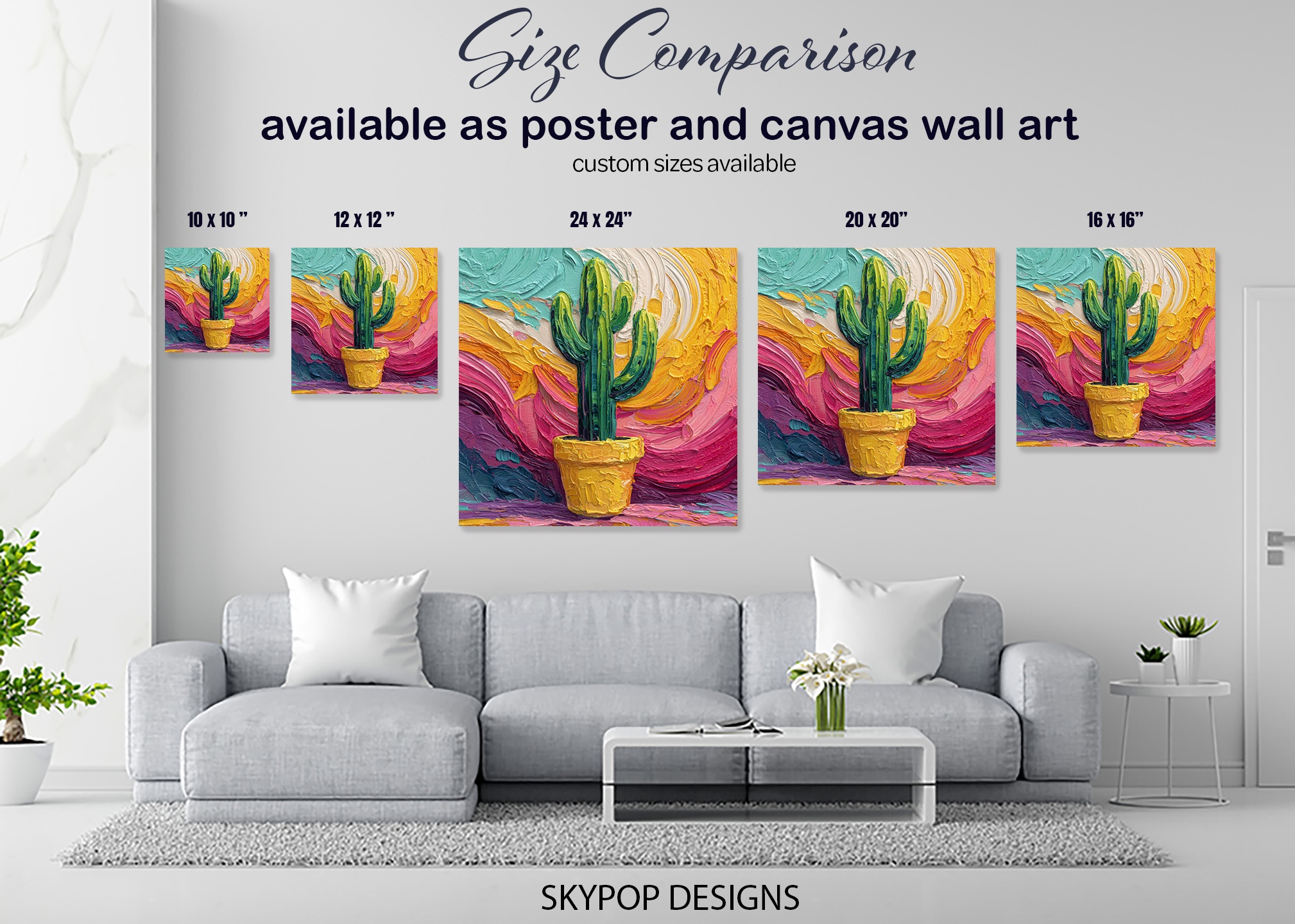 7.jpg Vibrant Cactus Art