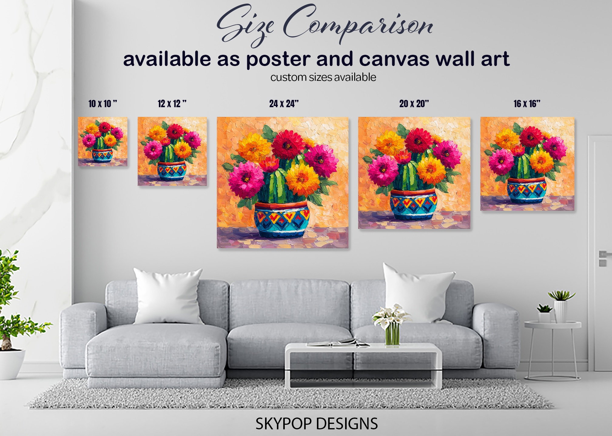 7.jpg Vibrant Floral Bouquet Art