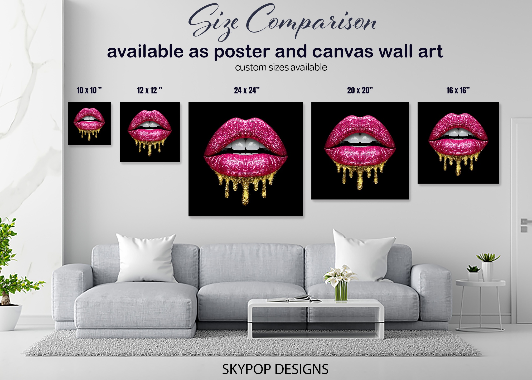 7.jpg Glittery Lips Art