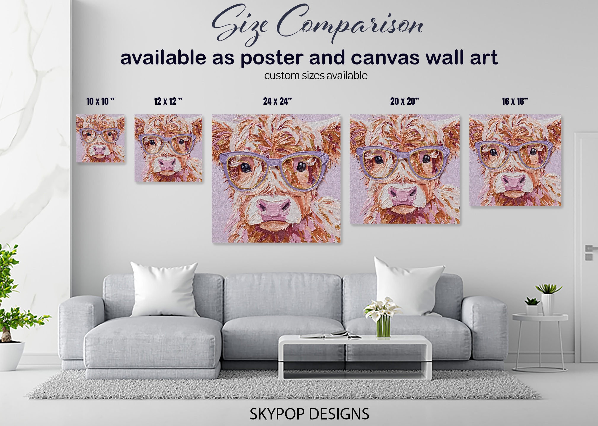 7.jpg Highland Cow Art