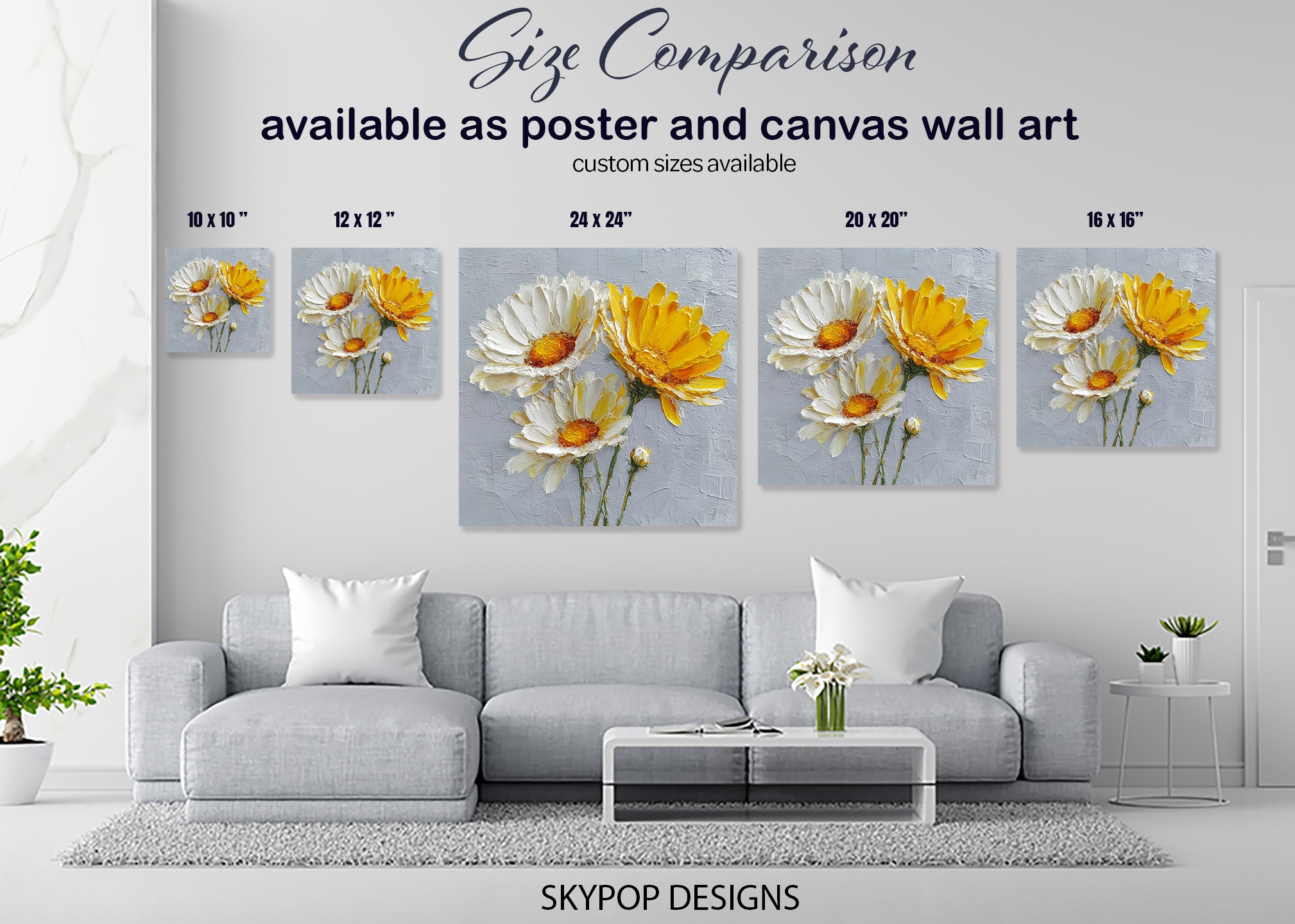 7.jpg Daisy and Sunflower Art