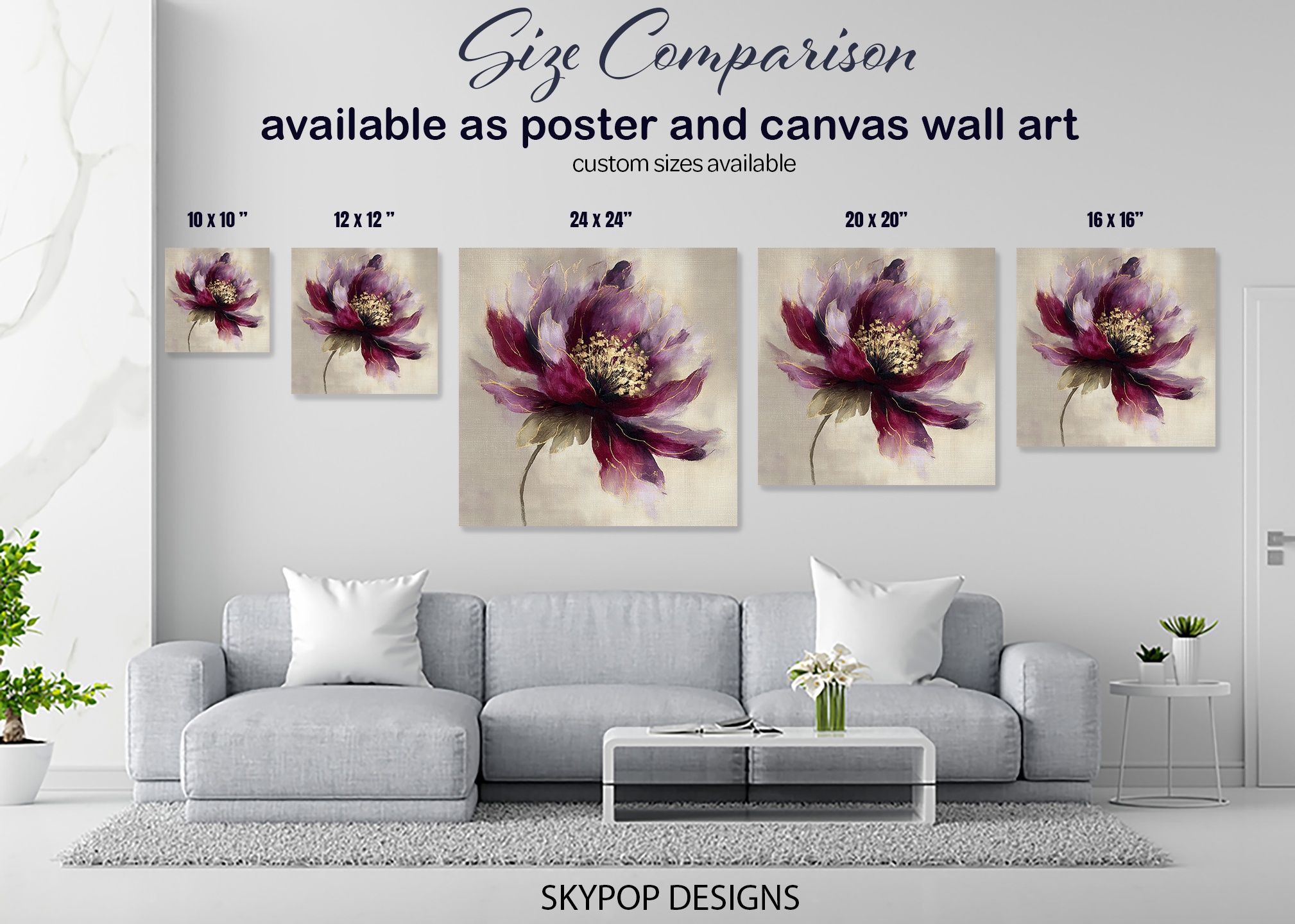 7.jpg Purple Peony Bloom Art
