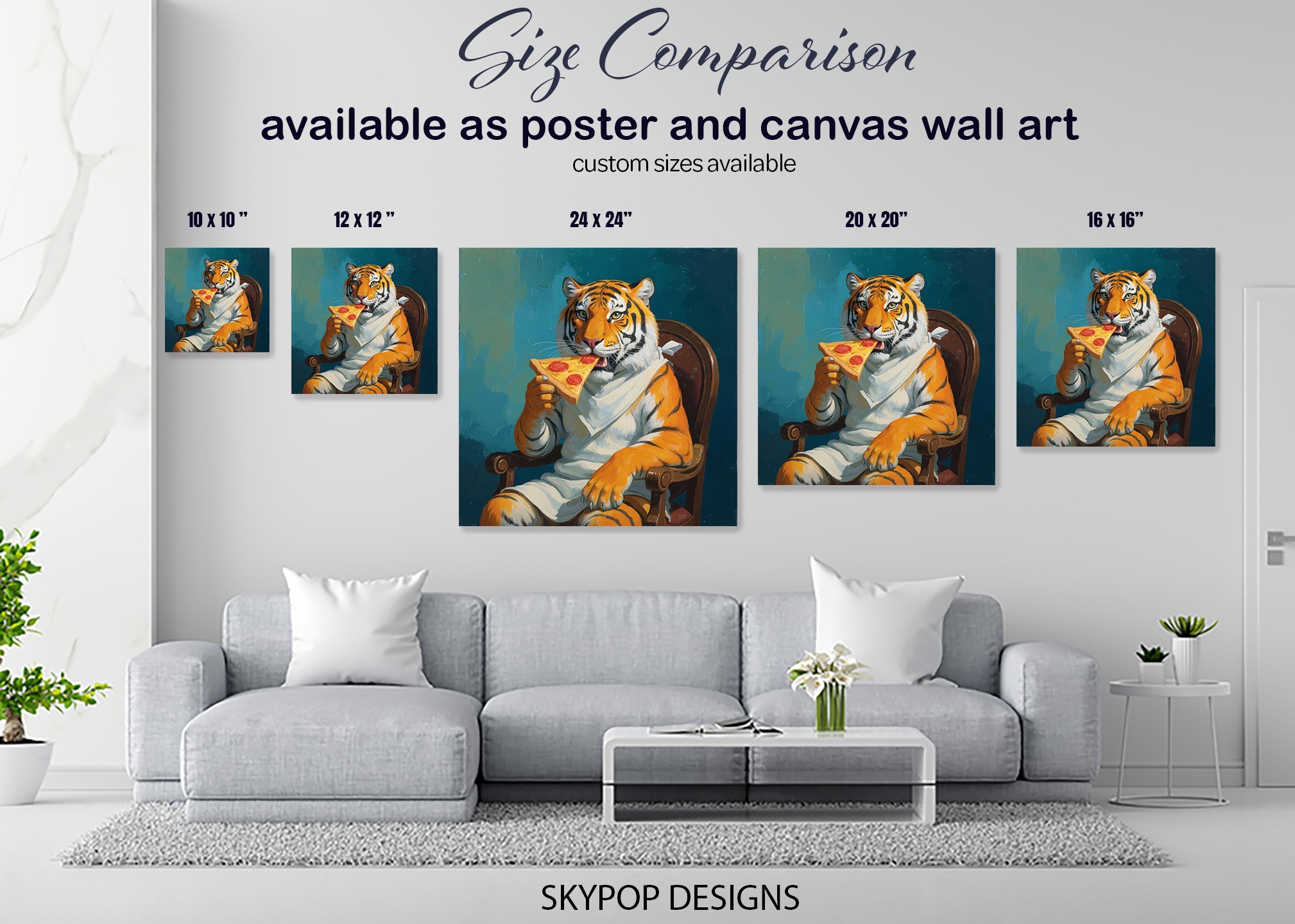 7.jpg Tiger Pizza Art