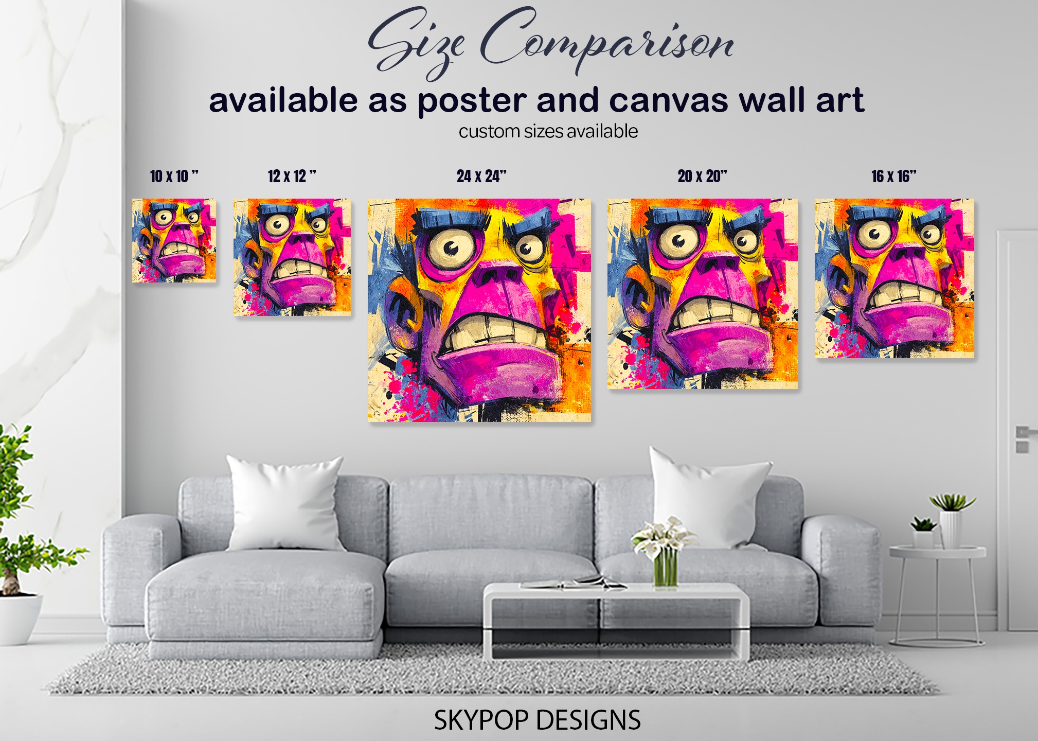 7.jpg Neon Graffiti Face Art