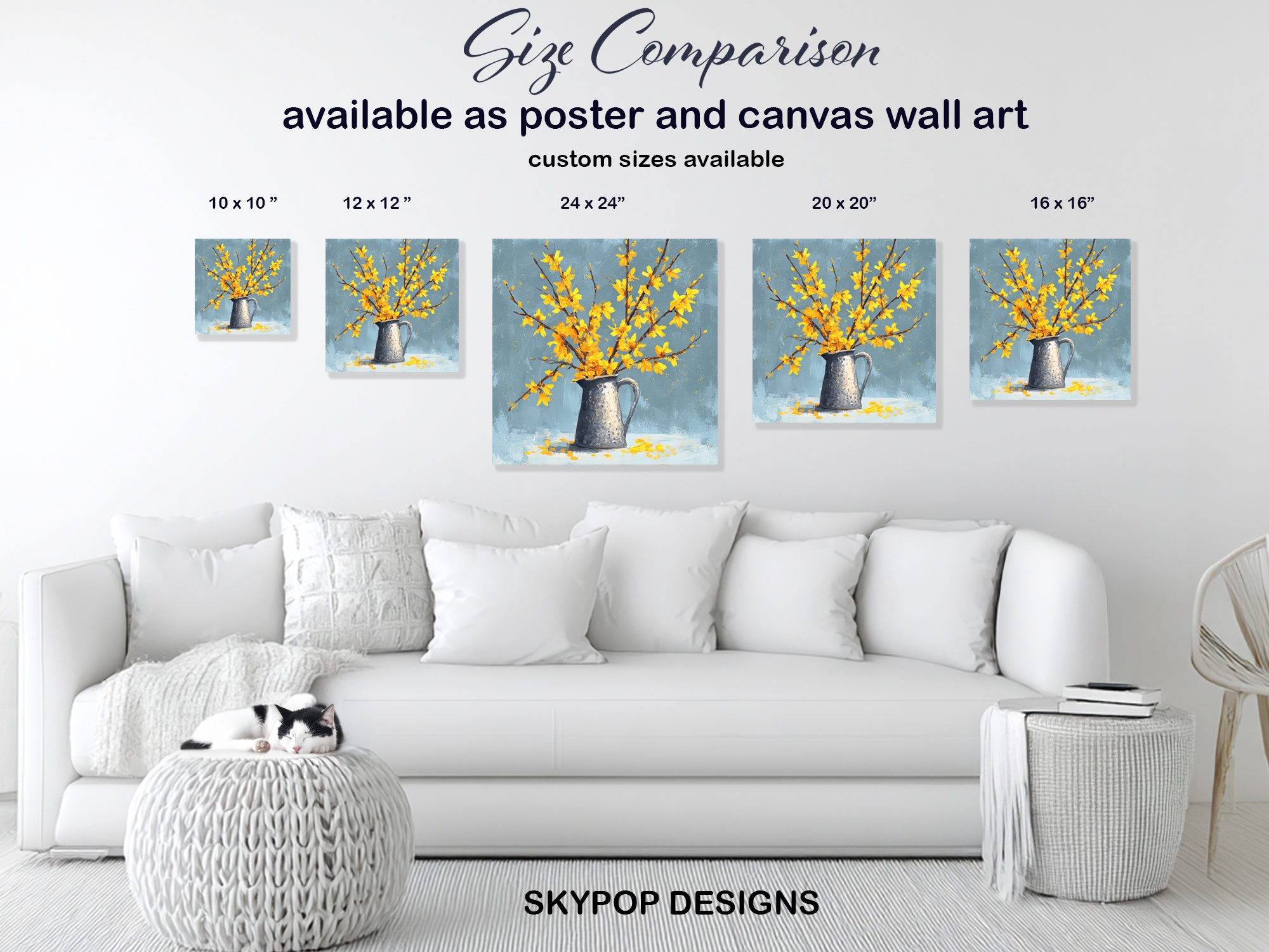 7.jpg Forsythia Pitcher Art