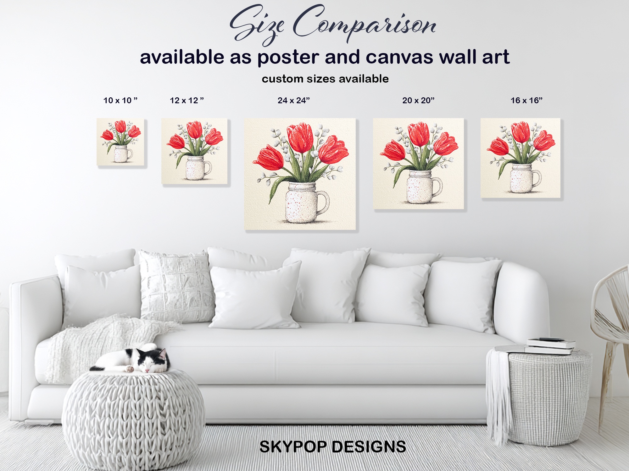7.jpg Red Tulips Art