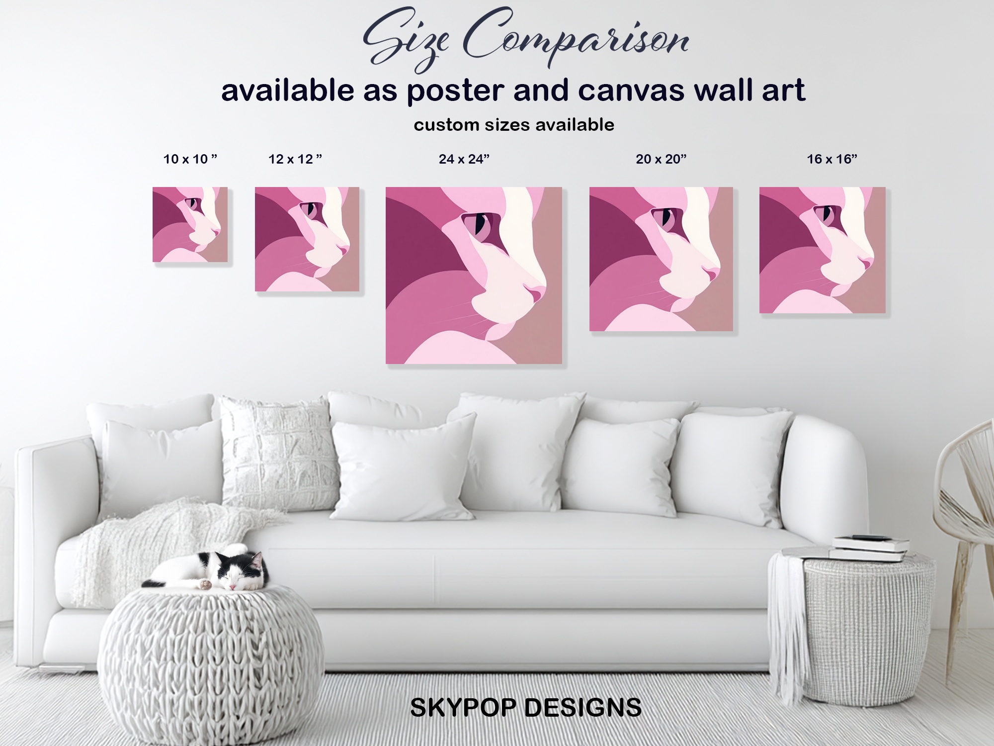 7.jpg Pink Cat Art