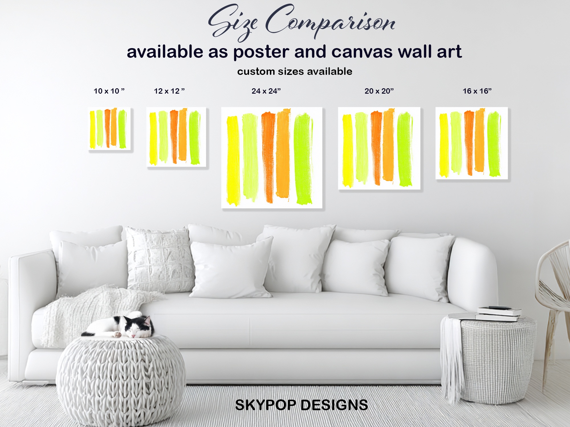 7.jpg Citrus Stripes Art