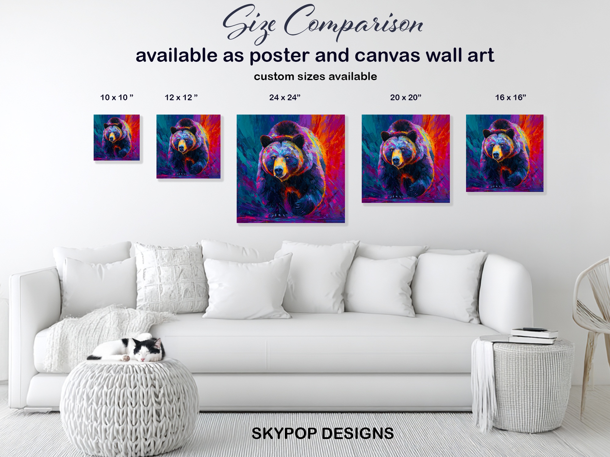 7.jpg Colorful Bear Art
