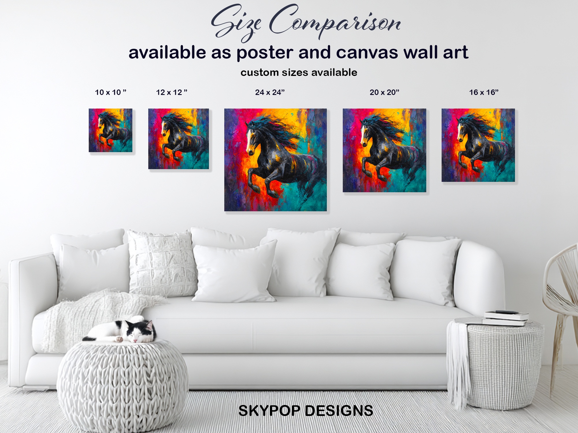 7.jpg Colorful Horse Art
