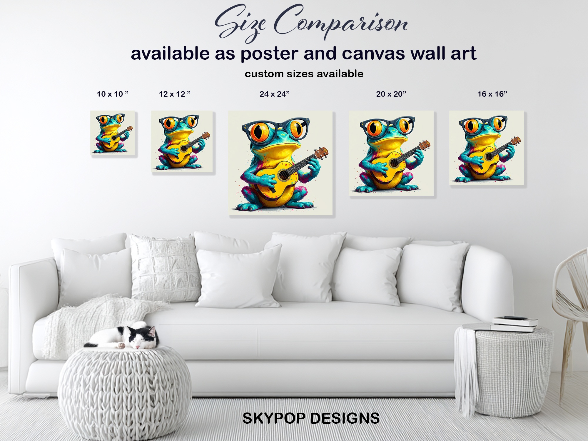 7.jpg Frog Playing Guitar Art
