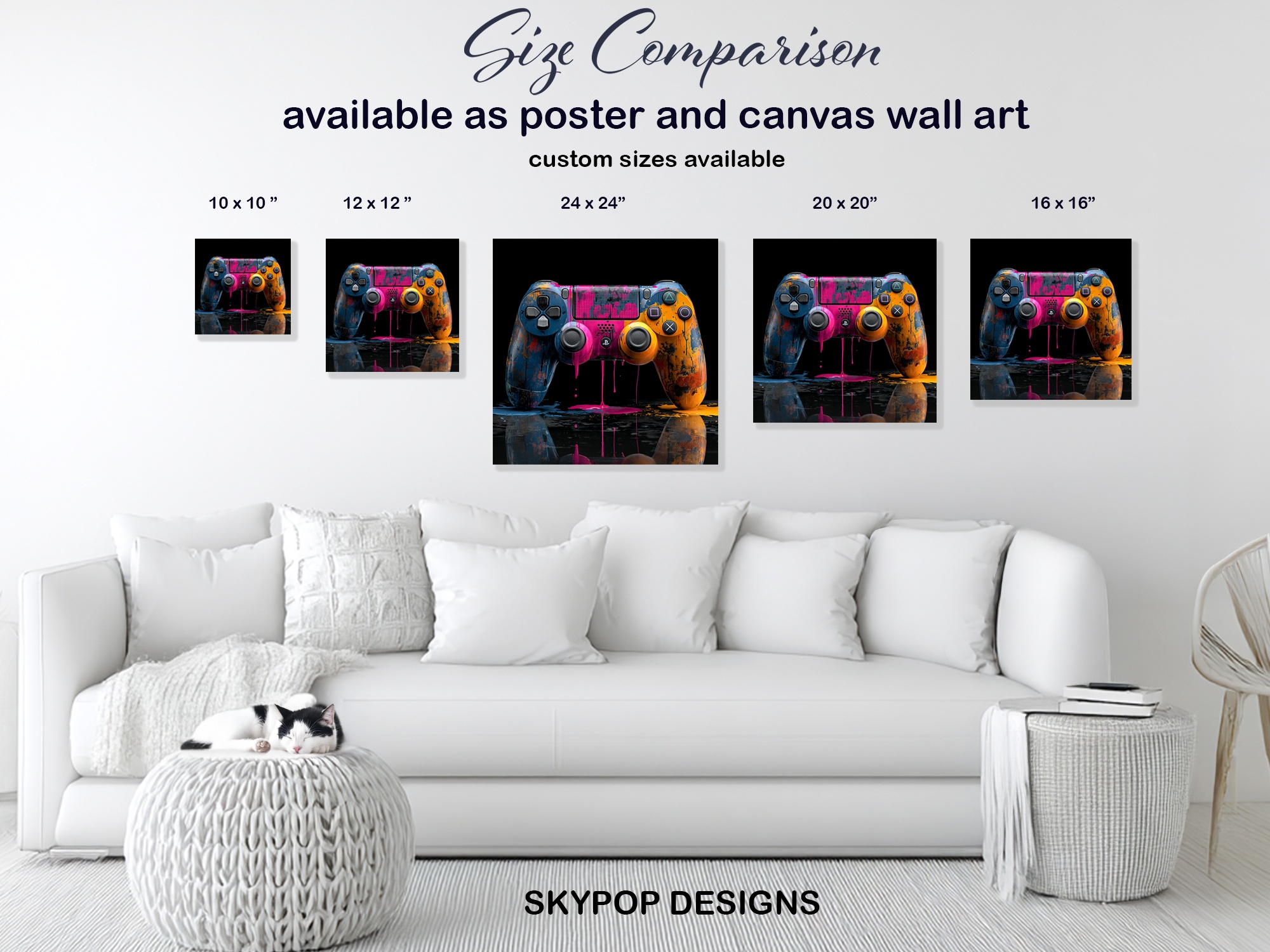 7.jpg Colorful Gaming Controller Art