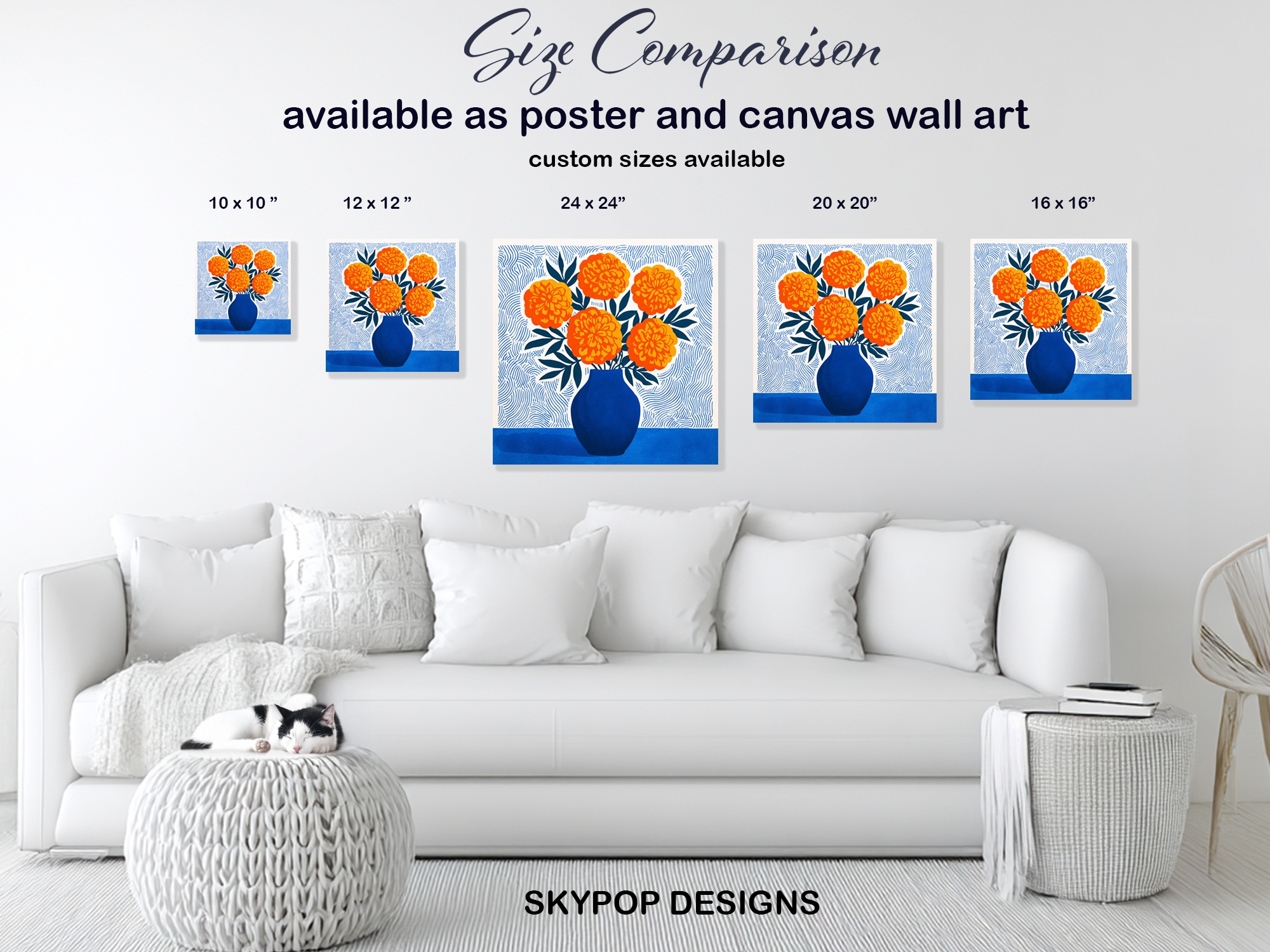 7.jpg Marigold Bouquet Art