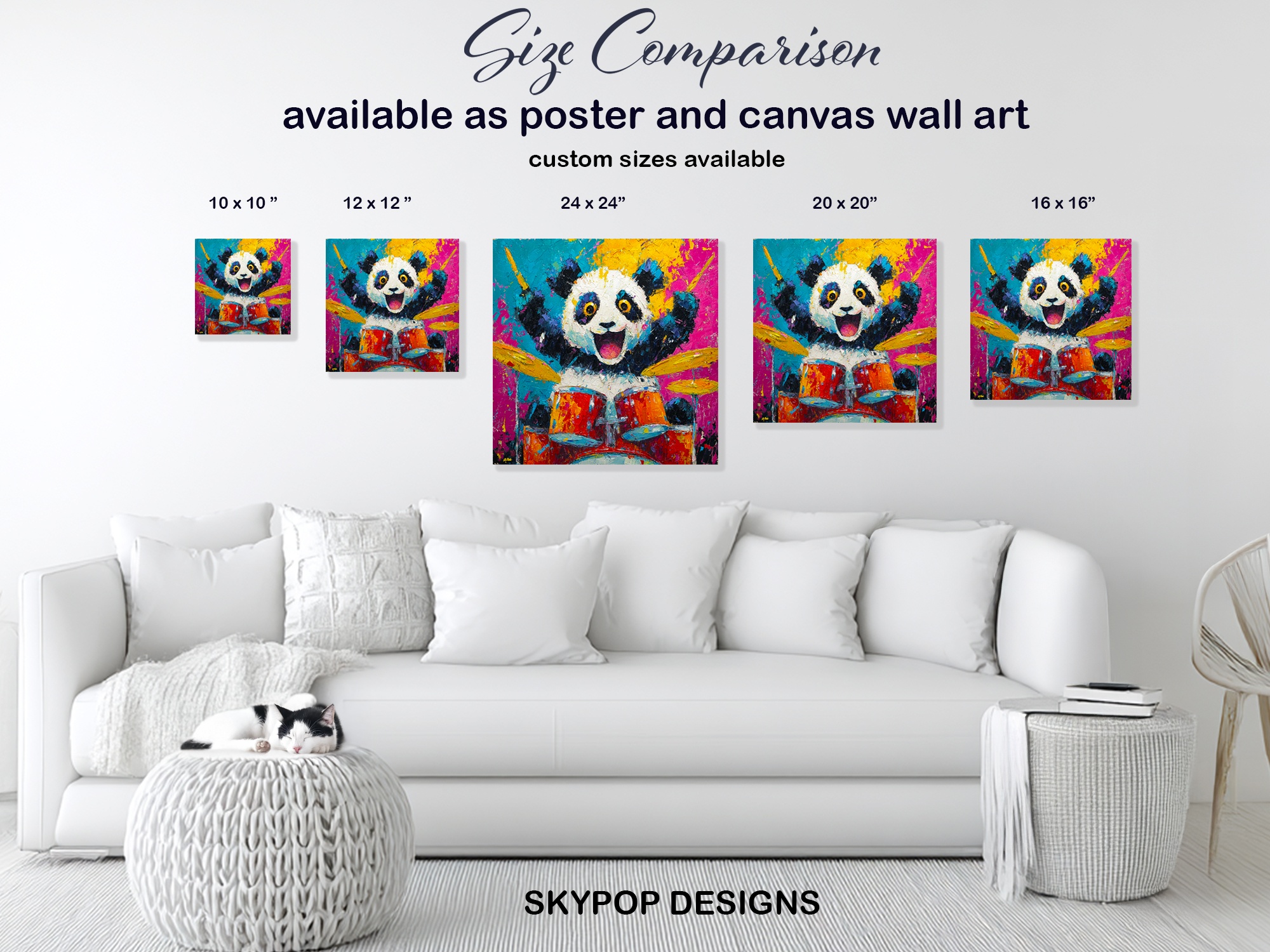 7.jpg Panda Drummer Art
