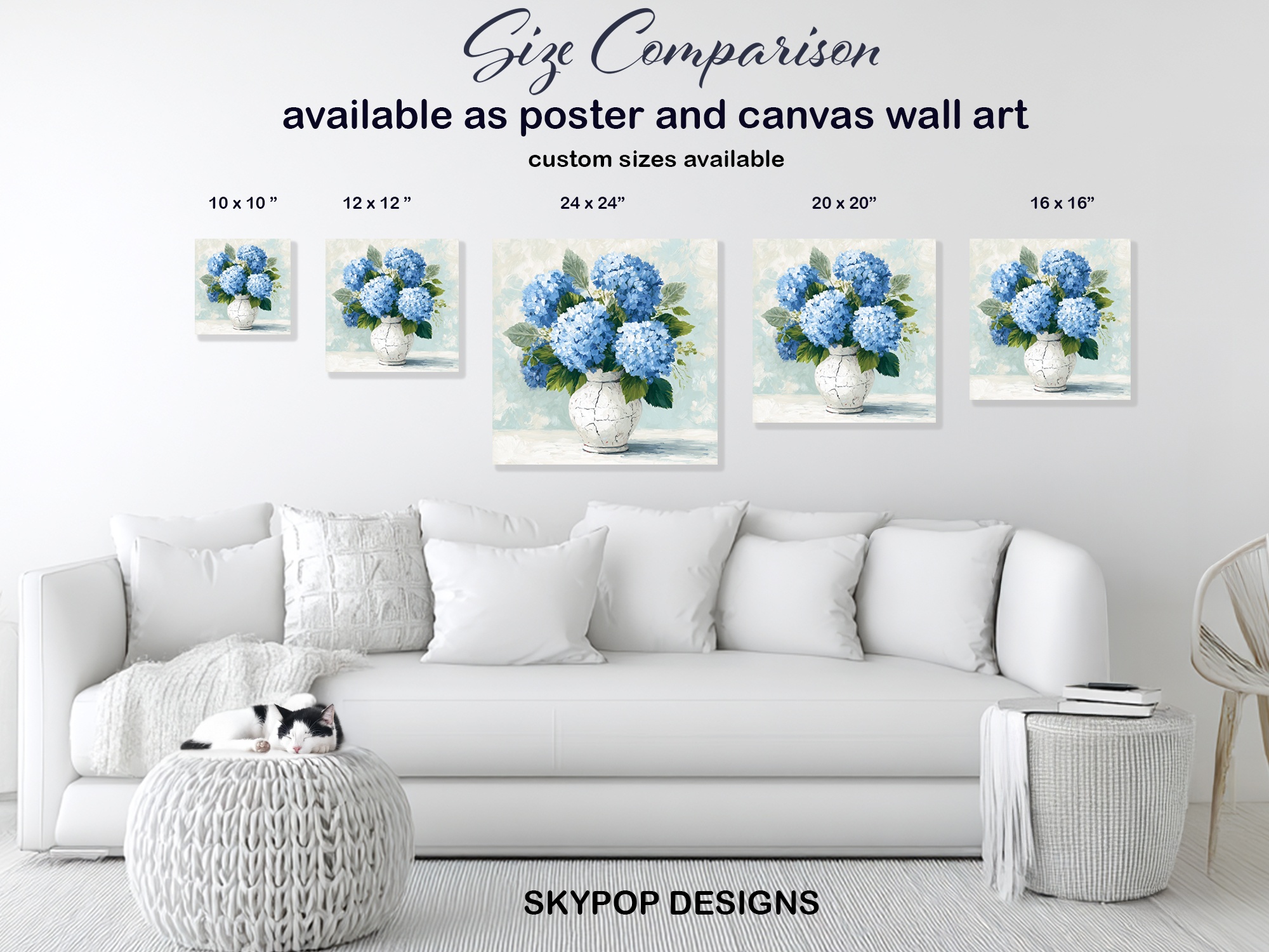 7.jpg Blue Hydrangea Art
