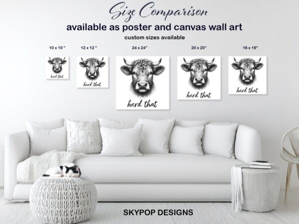 Highland Cow Art
