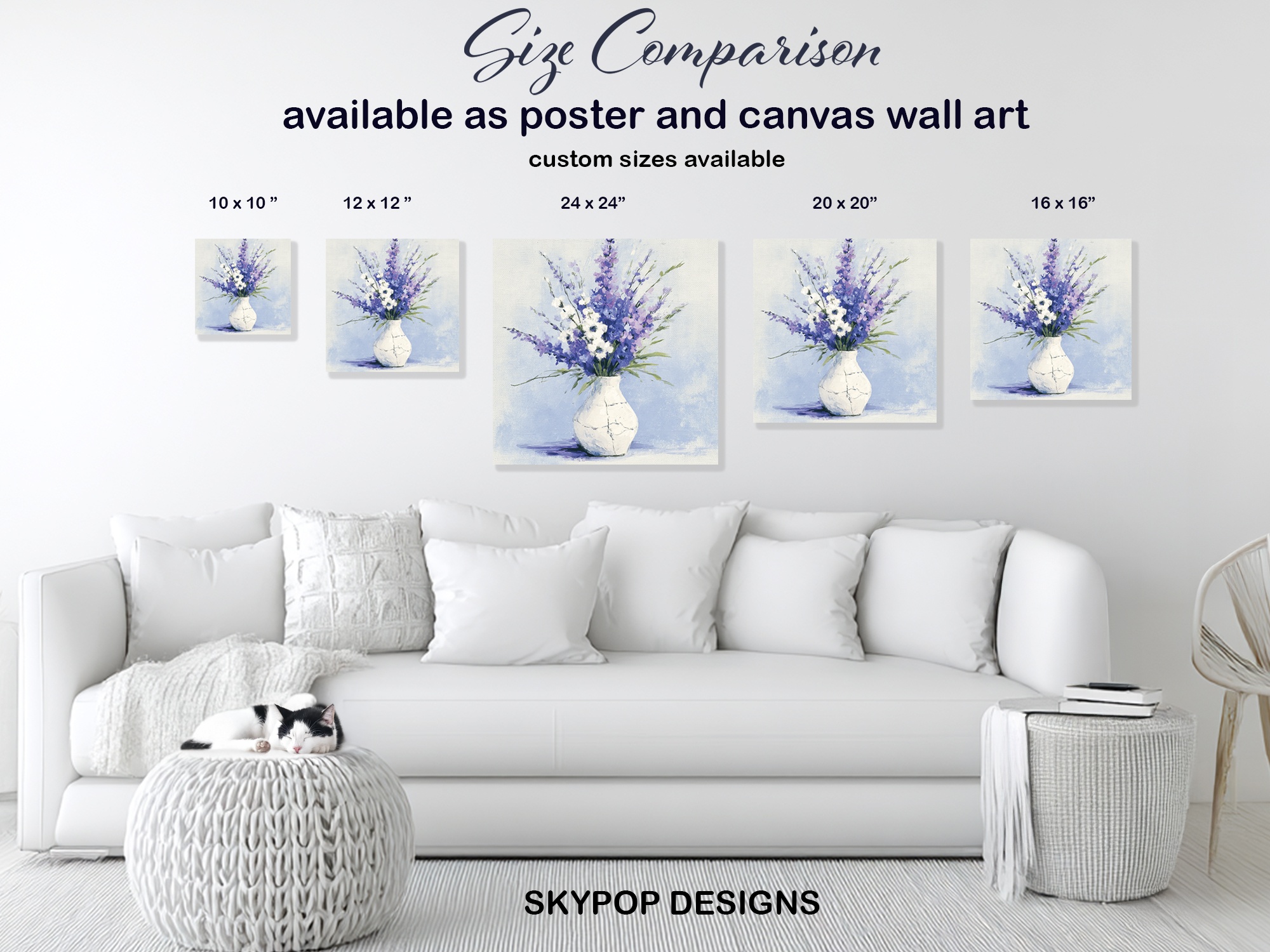 7.jpg Lavender Bouquet Art