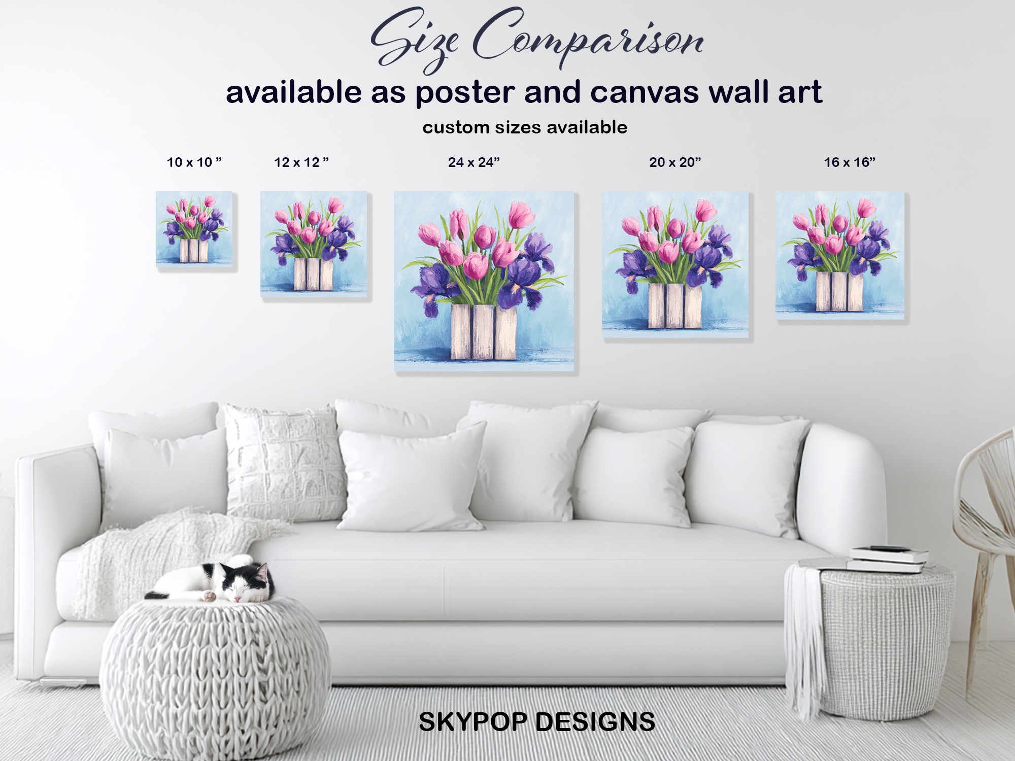 7.jpg Tulip and Iris Bouquet Art