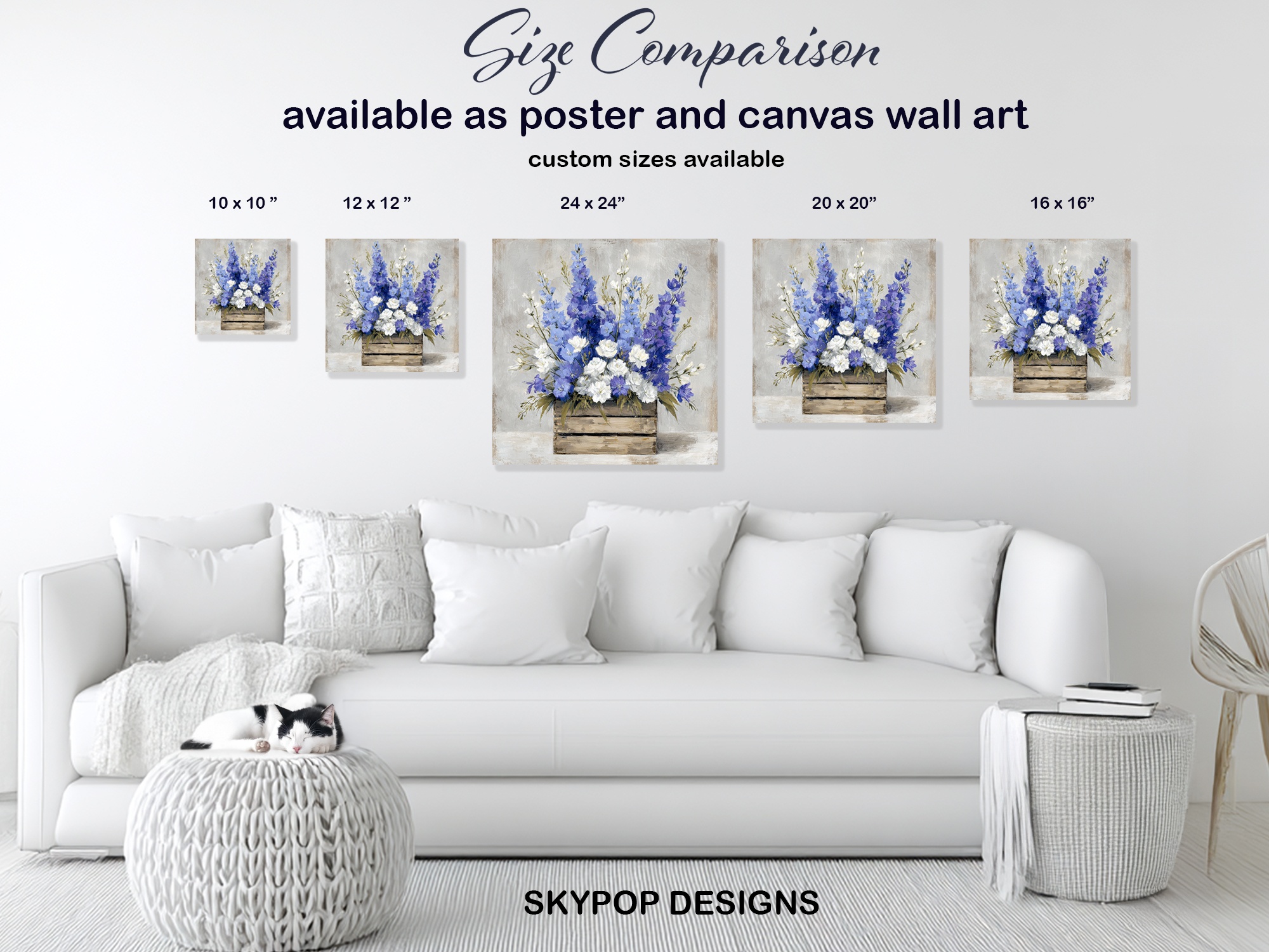 7.jpg Blue Delphinium Art