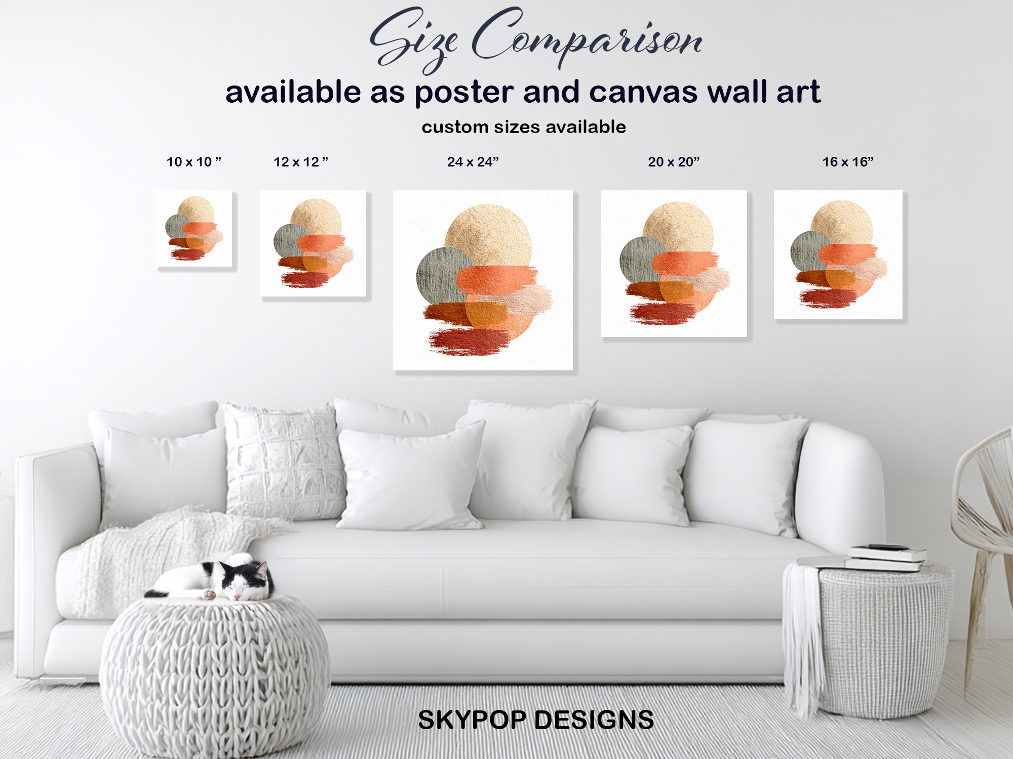 7.jpg Geometric Sunset Art
