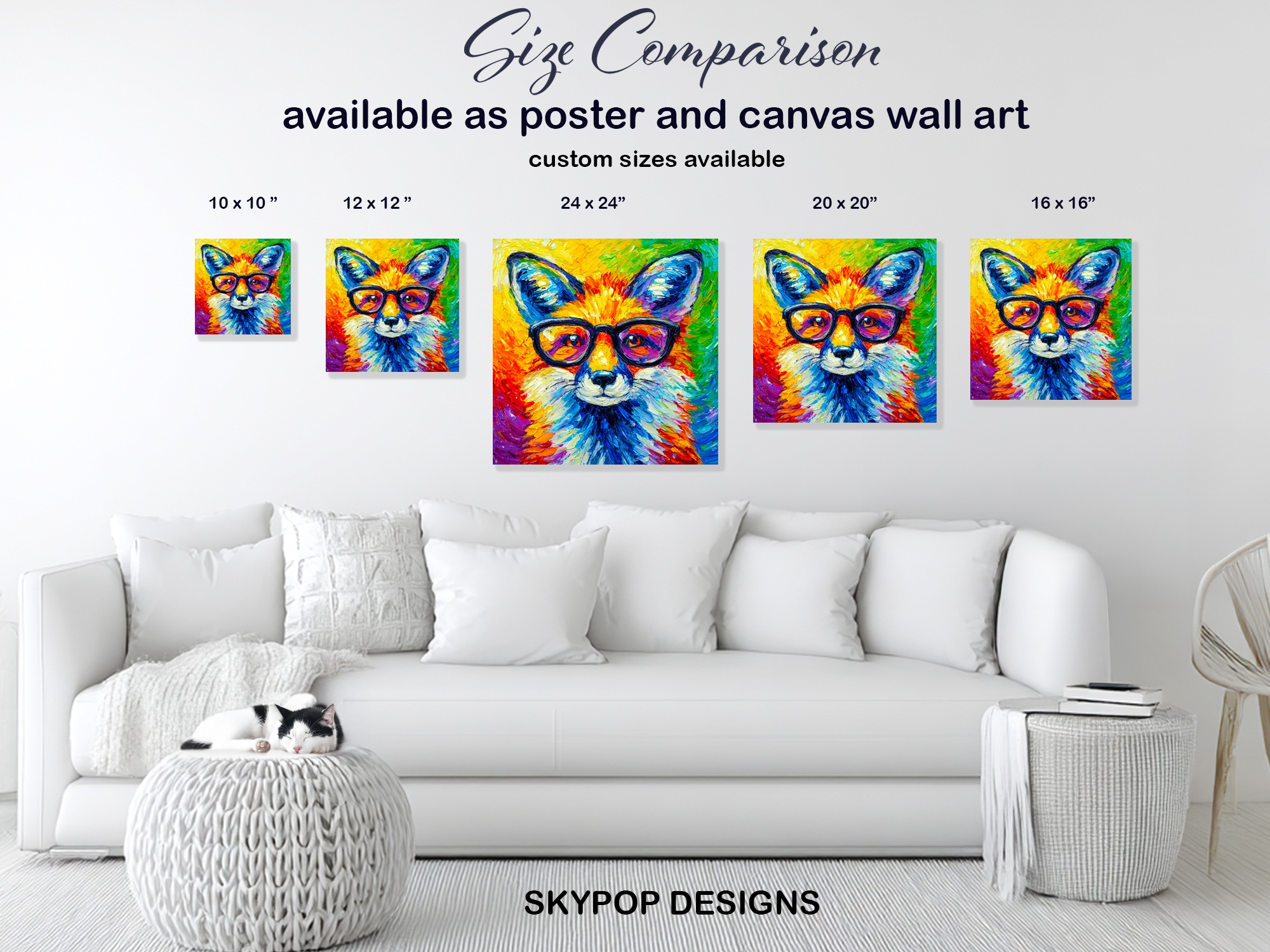 7.jpg Colorful Fox Art