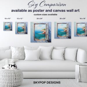 Coastal Window View Art