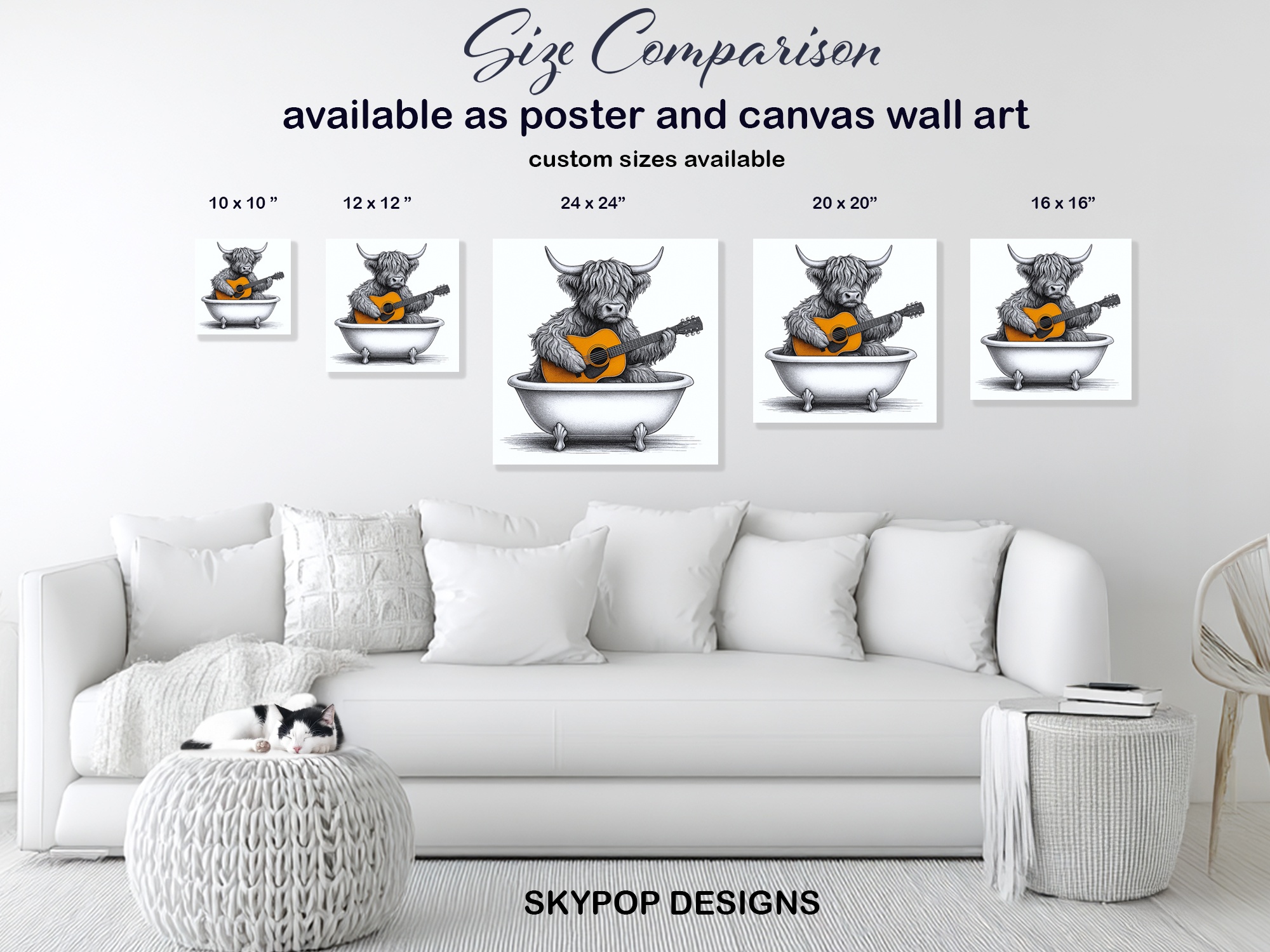 7.jpg Highland Cow Art