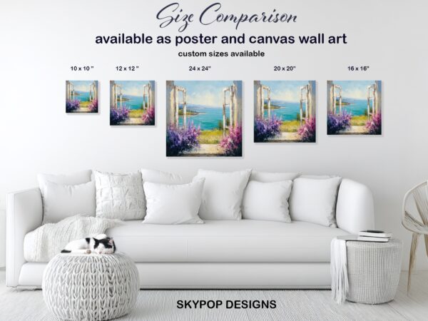 Open Window Ocean View Art