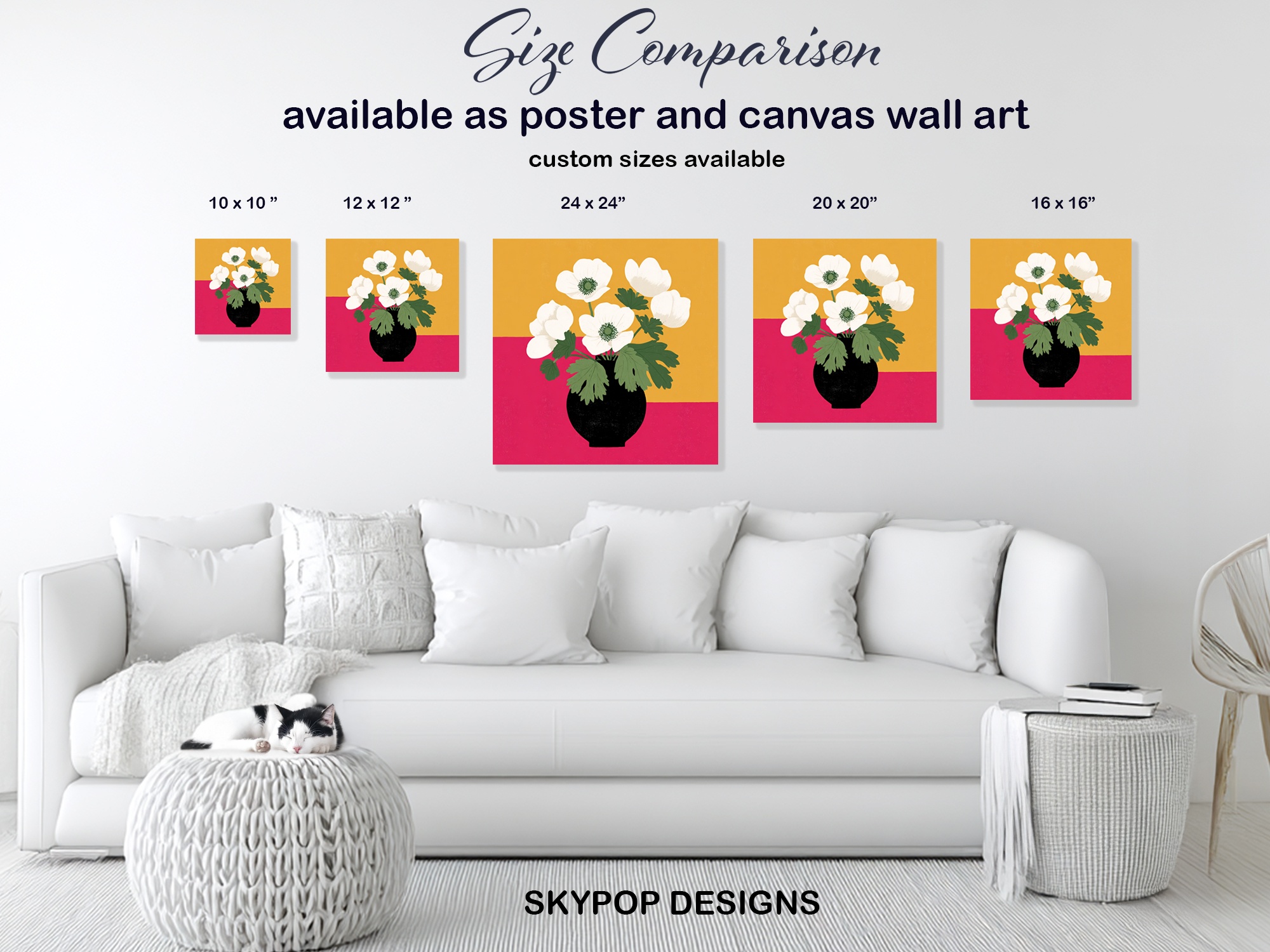 7.jpg White Anemone Flower Art