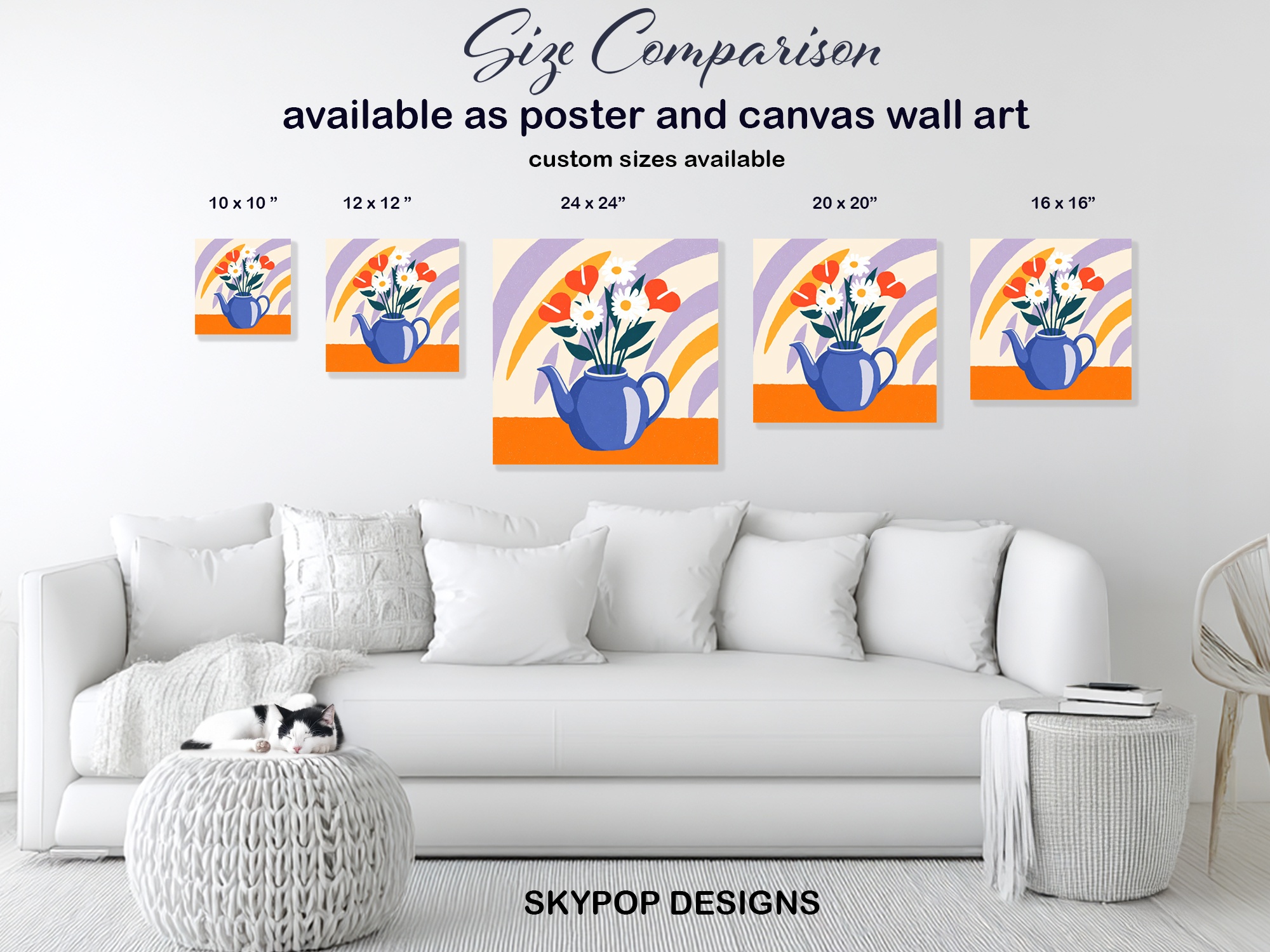 7.jpg Teapot Flower Bouquet Art