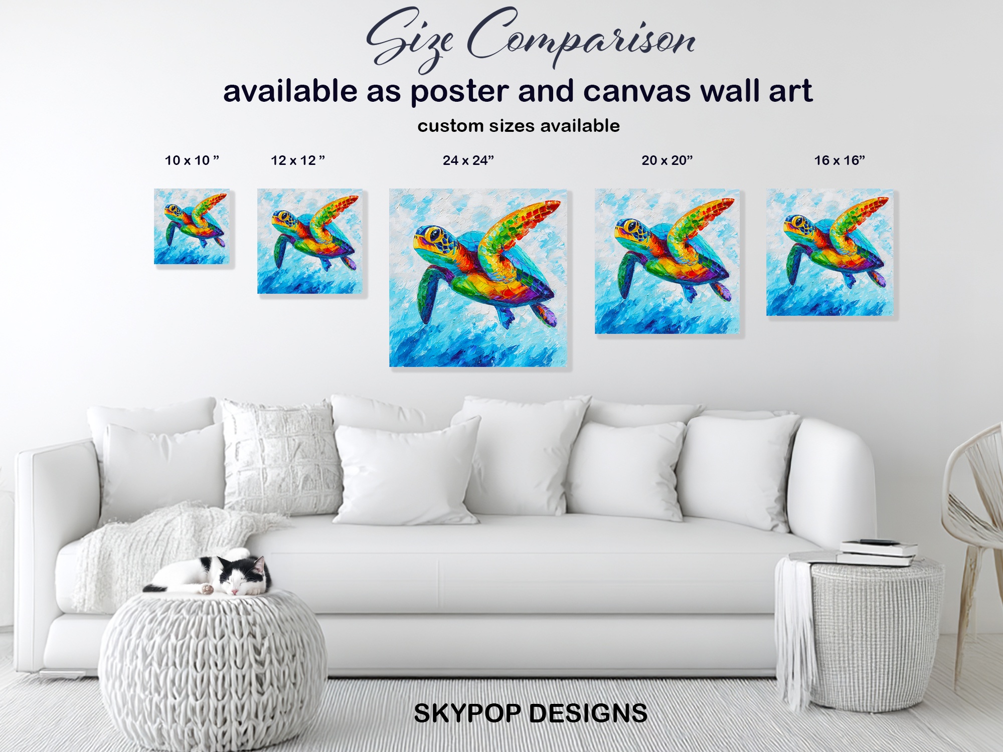 7.jpg Colorful Turtle Art