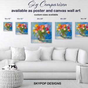 Tulip Bouquet Art