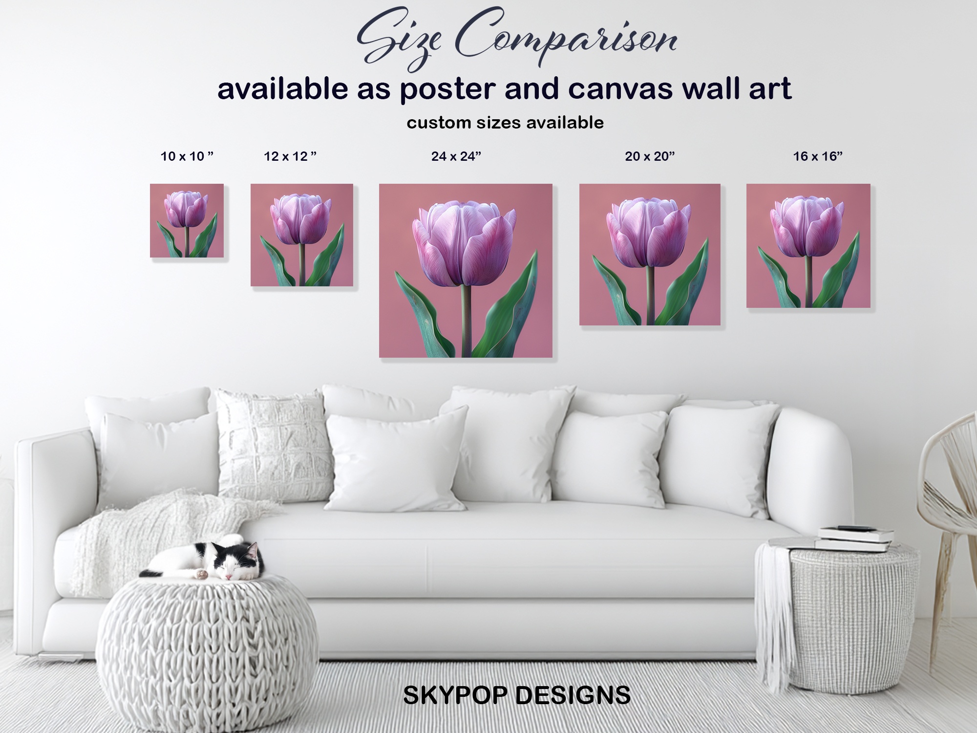 7.jpg Purple Tulip Art