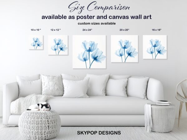 Blue Tulip Art