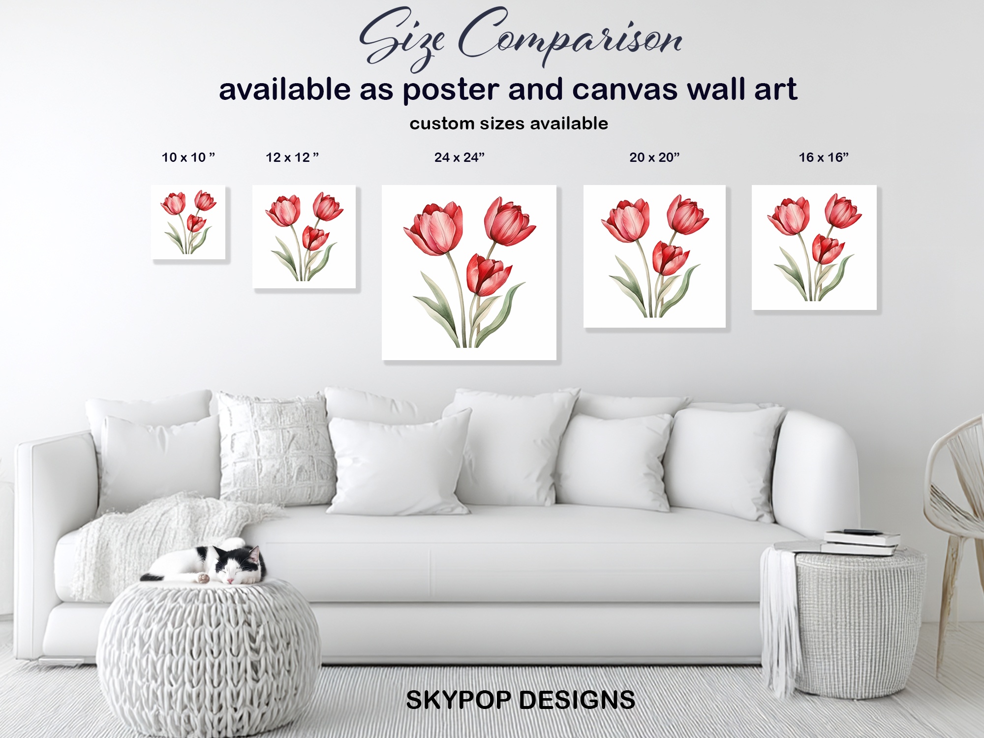 7.jpg Red Tulip Garden Art