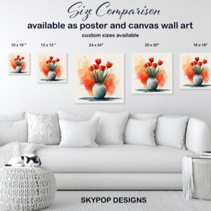 Tulip Vase Art
