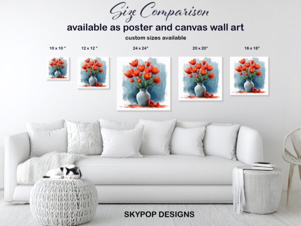 Tulip Bouquet Art