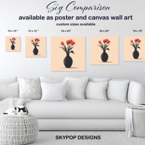 Red Tulips Art