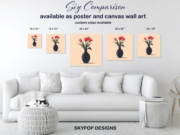 Red Tulips Art