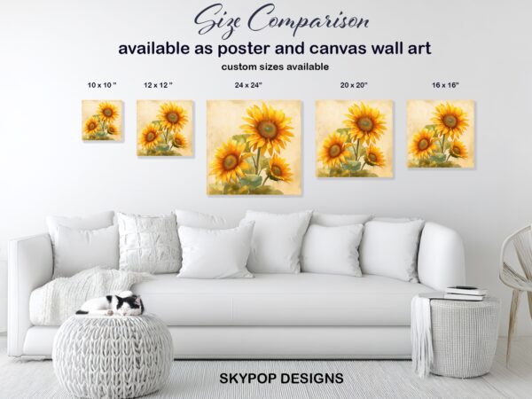 Sunflower Garden Art