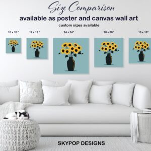 Sunflower Bouquet Art