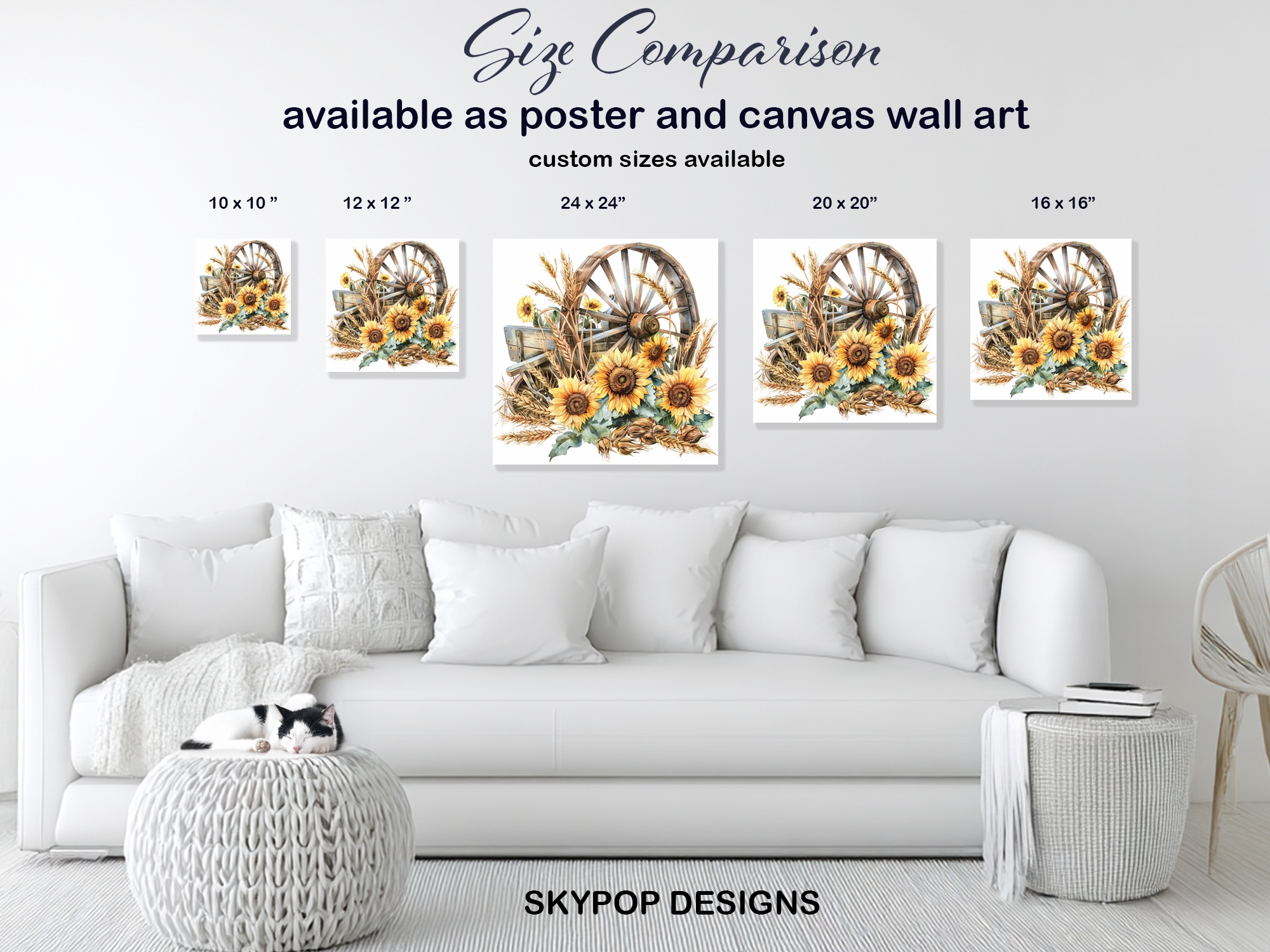 7.jpg Sunflower Wagon Art