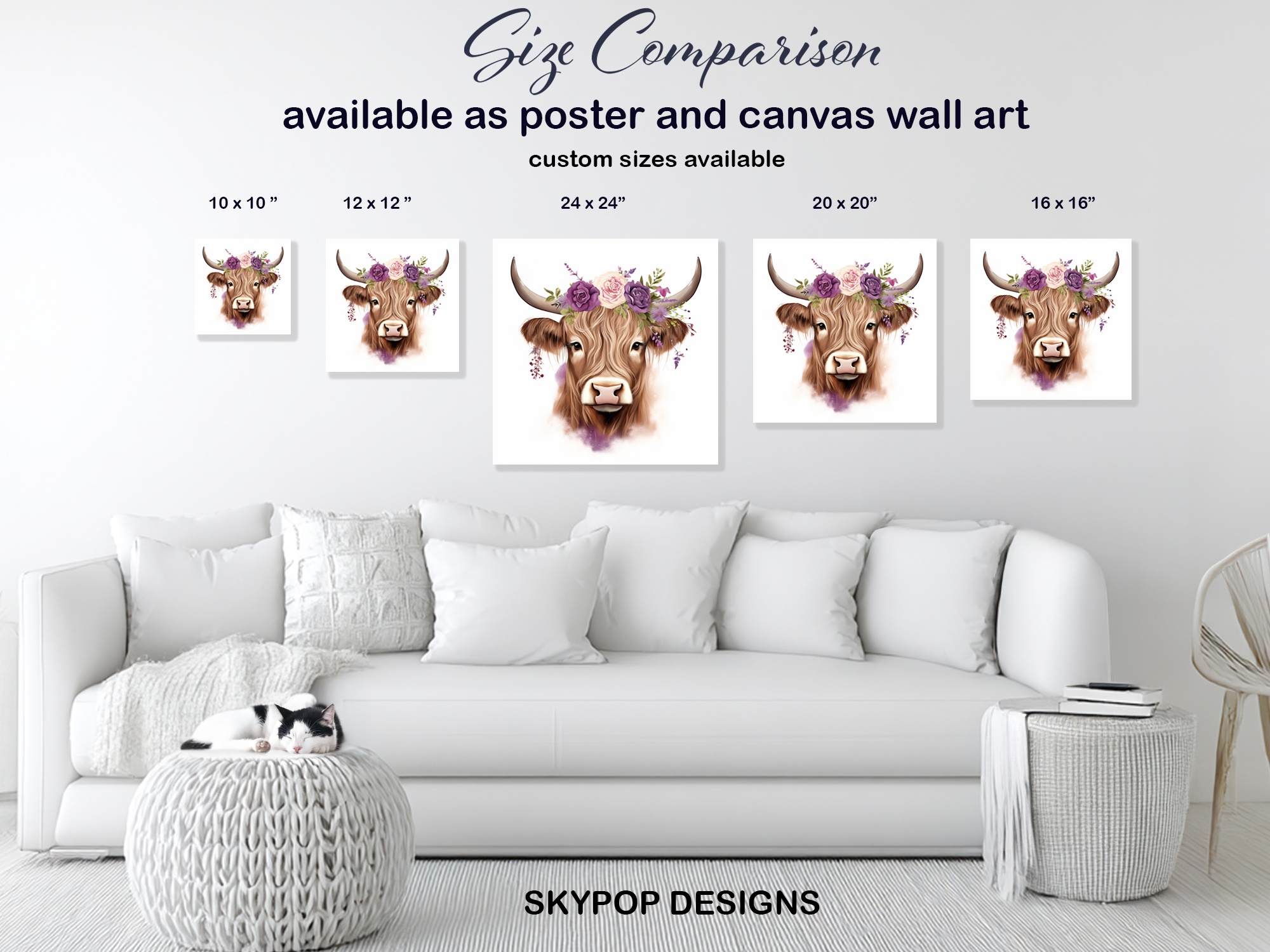 7.jpg Highland Cow Art