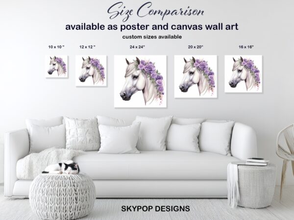 Horse Rose Art